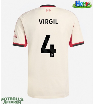 Liverpool Virgil van Dijk #4 Bortatröja 2025-26 Kortärmad